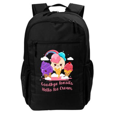 Goodbye Tonsils Hello Ice Cream Tonsillectomy Surgery Backpack