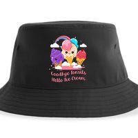 Goodbye Tonsils Hello Ice Cream Tonsillectomy Surgery Sustainable Bucket Hat