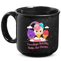 Goodbye Tonsils Hello Ice Cream Tonsillectomy Surgery 15oz Campfire Ceramic Mug