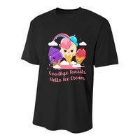 Goodbye Tonsils Hello Ice Cream Tonsillectomy Surgery Youth Performance Sprint T-Shirt