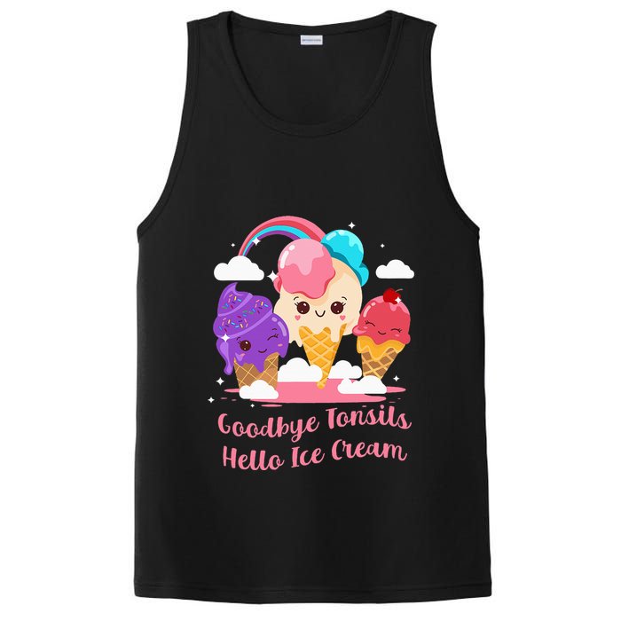 Goodbye Tonsils Hello Ice Cream Tonsillectomy Surgery PosiCharge Competitor Tank