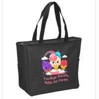 Goodbye Tonsils Hello Ice Cream Tonsillectomy Surgery Zip Tote Bag