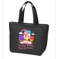 Goodbye Tonsils Hello Ice Cream Tonsillectomy Surgery Zip Tote Bag