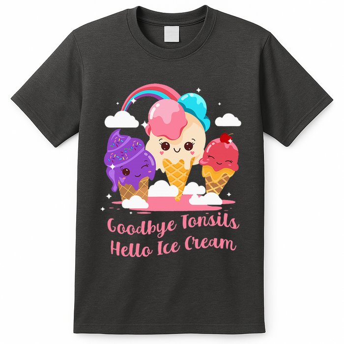 Goodbye Tonsils Hello Ice Cream Tonsillectomy Surgery T-Shirt