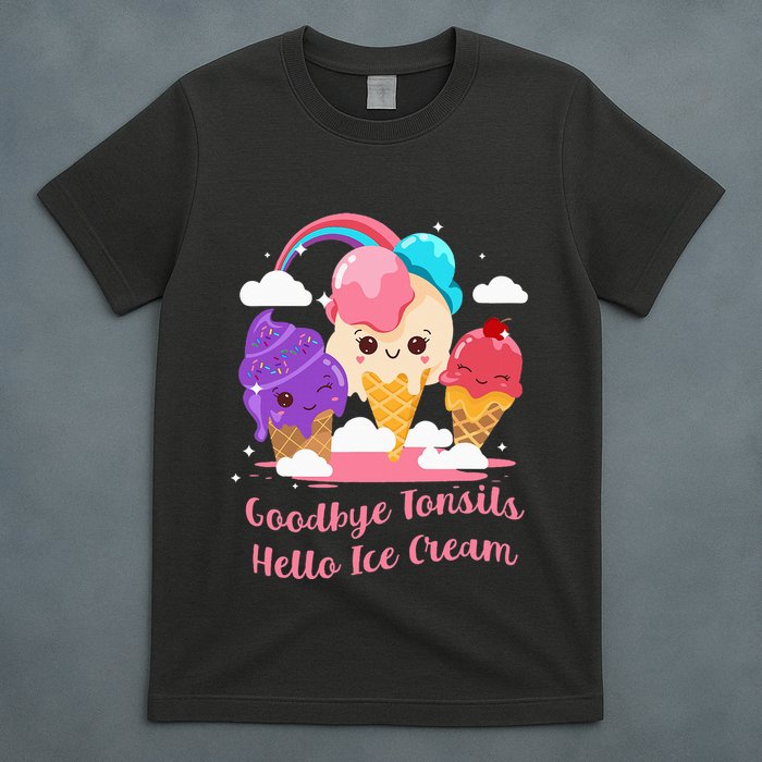 Goodbye Tonsils Hello Ice Cream Tonsillectomy Surgery T-Shirt