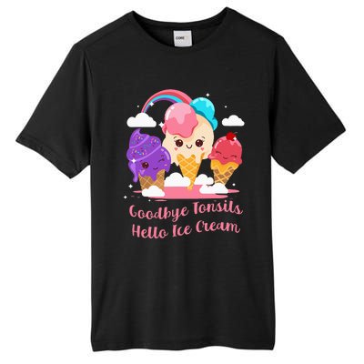 Goodbye Tonsils Hello Ice Cream Tonsillectomy Surgery Tall Fusion ChromaSoft Performance T-Shirt