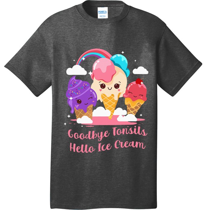 Goodbye Tonsils Hello Ice Cream Tonsillectomy Surgery T-Shirt