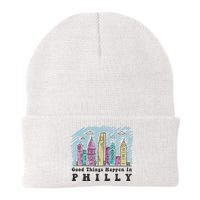 Good Things Happen In Philly Shirt, Philadelphia Skyline Knit Cap Winter Beanie