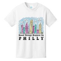 Good Things Happen In Philly Shirt, Philadelphia Skyline Kids T-Shirt