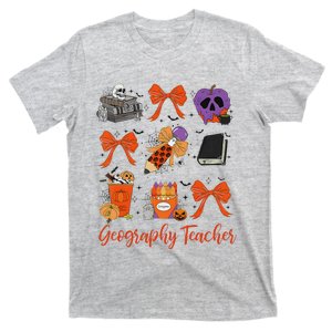 Geography Teacher Halloween Pencil Costume Design T-Shirt