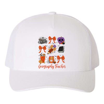 Geography Teacher Halloween Pencil Costume Design Yupoong Adult 5-Panel Trucker Hat