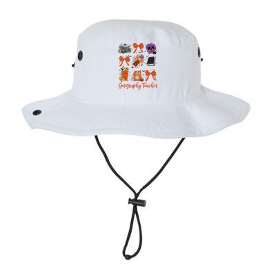 Geography Teacher Halloween Pencil Costume Design Legacy Cool Fit Booney Bucket Hat