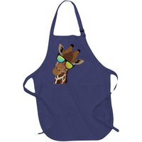 Good Time Hipster Giraffe, Giraffe Sunglasses Gift Full-Length Apron With Pockets