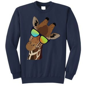 Good Time Hipster Giraffe, Giraffe Sunglasses Gift Sweatshirt