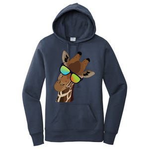 Good Time Hipster Giraffe, Giraffe Sunglasses Gift Women's Pullover Hoodie