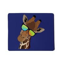 Good Time Hipster Giraffe, Giraffe Sunglasses Gift Mousepad