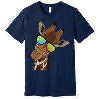 Good Time Hipster Giraffe, Giraffe Sunglasses Gift Premium T-Shirt