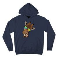 Good Time Hipster Giraffe, Giraffe Sunglasses Gift Tall Hoodie