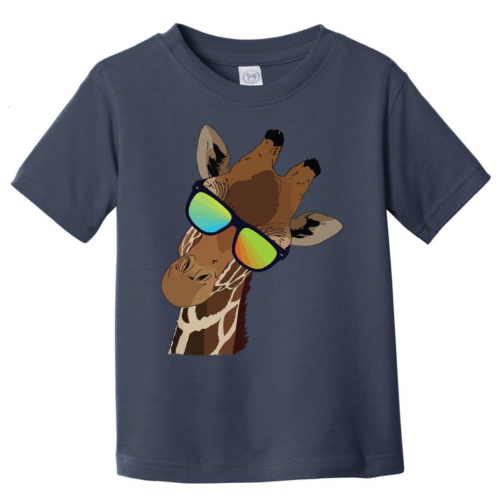 Good Time Hipster Giraffe, Giraffe Sunglasses Gift Toddler T-Shirt