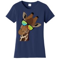 Good Time Hipster Giraffe, Giraffe Sunglasses Gift Women's T-Shirt