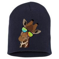 Good Time Hipster Giraffe, Giraffe Sunglasses Gift Short Acrylic Beanie