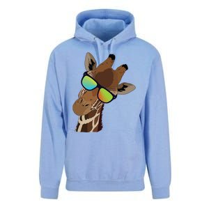 Good Time Hipster Giraffe, Giraffe Sunglasses Gift Unisex Surf Hoodie