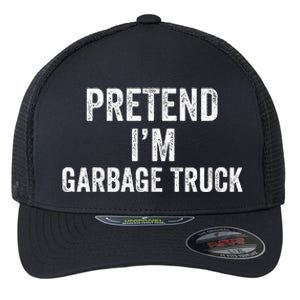 Garbage Truck Halloween Costume Pretend I'm Garbage Truck Flexfit Unipanel Trucker Cap