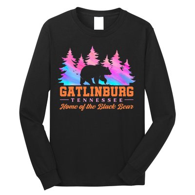Gatlinburg Tennessee Home Of The Black Bear Long Sleeve Shirt