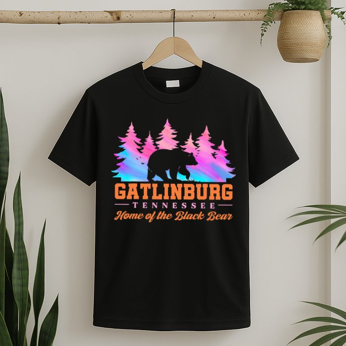 Gatlinburg Tennessee Home Of The Black Bear T-Shirt