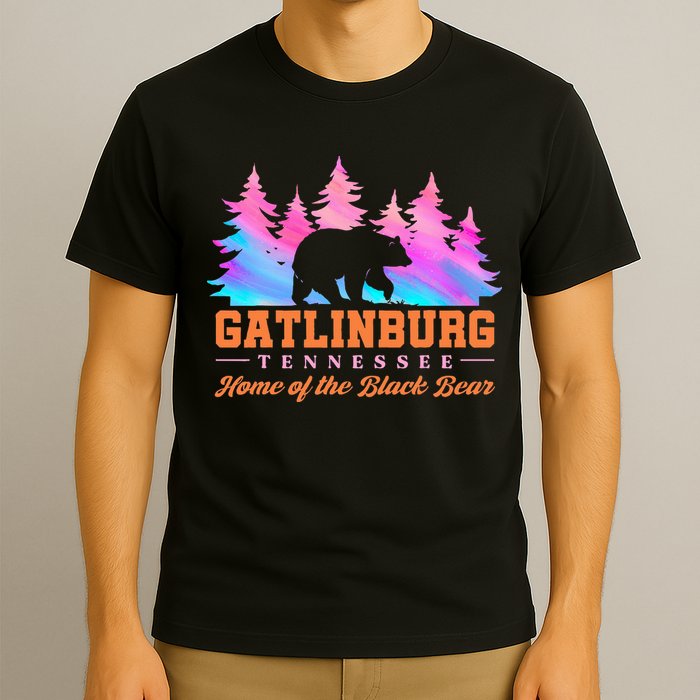 Gatlinburg Tennessee Home Of The Black Bear T-Shirt