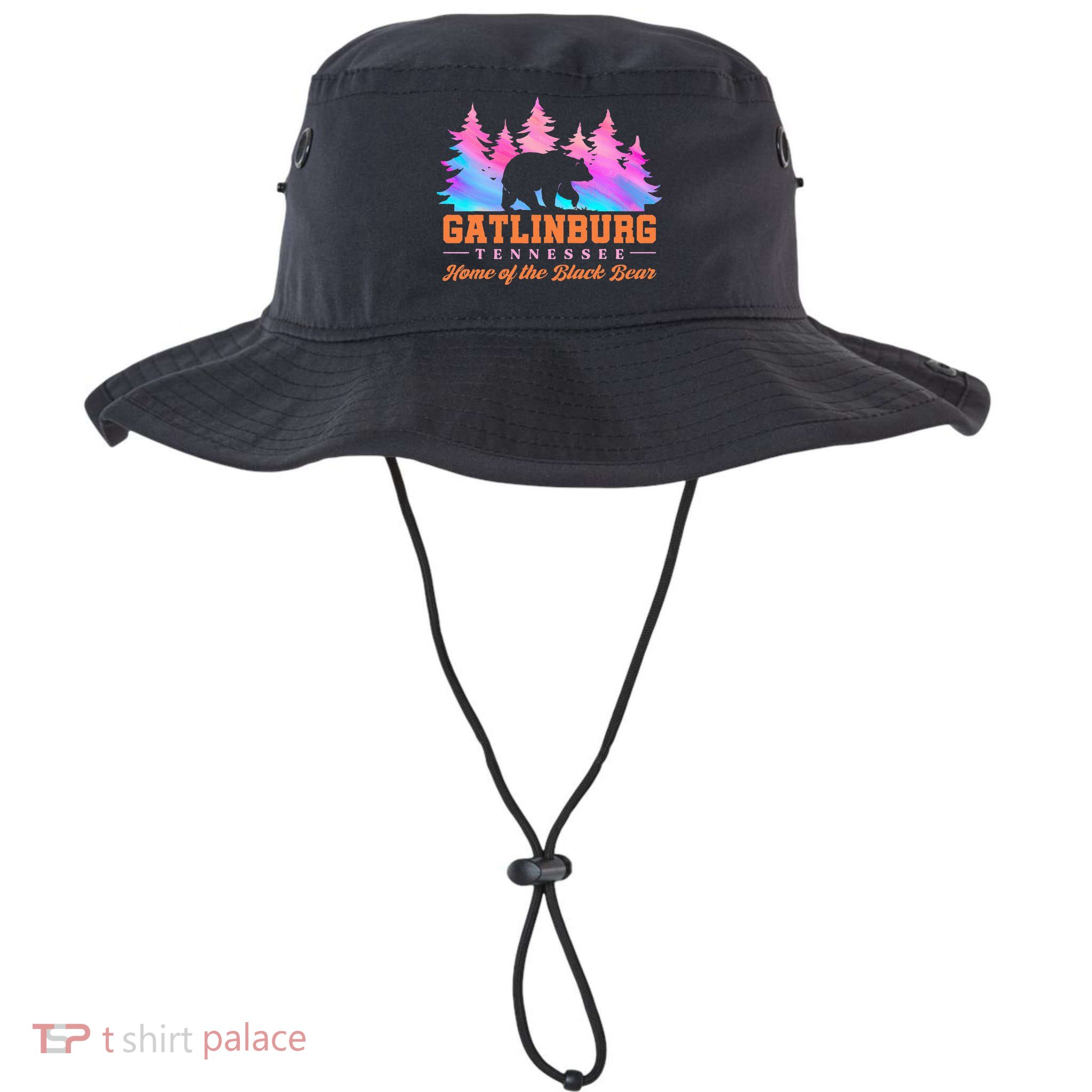 Gatlinburg Tennessee Home Of The Black Bear Bucket Hat