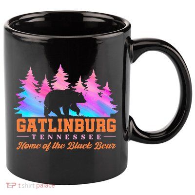 Gatlinburg Tennessee Home Of The Black Bear 11oz C Handle Ceramic Mug