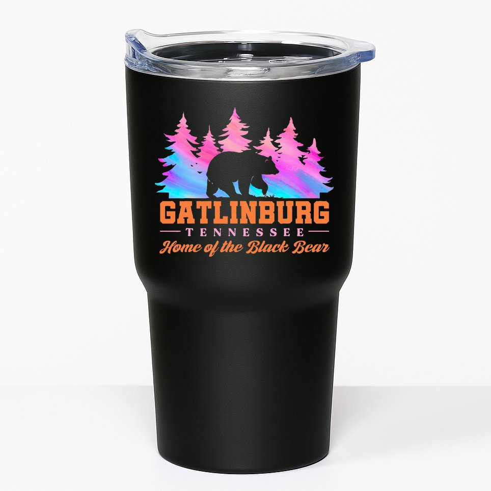 Gatlinburg Tennessee Home Of The Black Bear Tumbler
