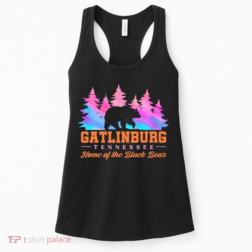Gatlinburg Tennessee Home Of The Black Bear Womens Tank Top