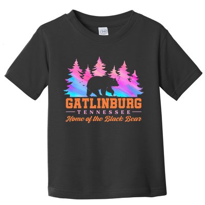 Gatlinburg Tennessee Home Of The Black Bear Toddler T-Shirt