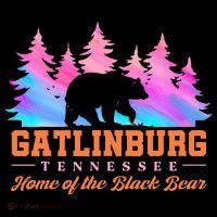 Gatlinburg Tennessee Home Of The Black Bear Kids T-Shirt