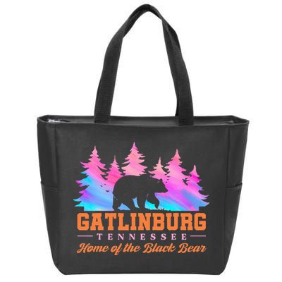 Gatlinburg Tennessee Home Of The Black Bear Zip Tote Bag
