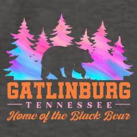 Gatlinburg Tennessee Home Of The Black Bear Vector Backpack