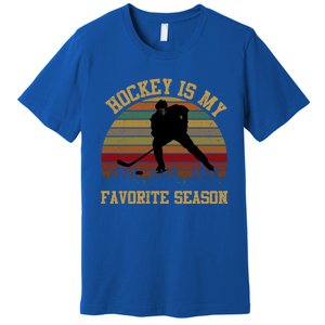 Graphic Tee Hockey Is My Favorite Season Great Gift Premium T-Shirt