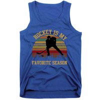 Graphic Tee Hockey Is My Favorite Season Great Gift Tank Top