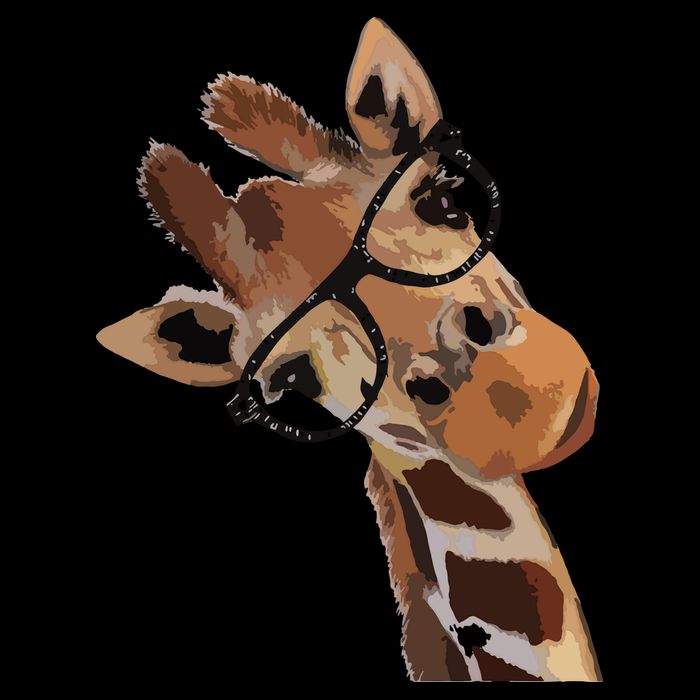 Good Time Hipster Giraffe Cute Giraffe Sunglasses Impact Tech Backpack