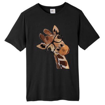 Good Time Hipster Giraffe Cute Giraffe Sunglasses Tall Fusion ChromaSoft Performance T-Shirt