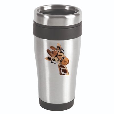 Good Time Hipster Giraffe Cute Giraffe Sunglasses 16oz Travel Tumbler