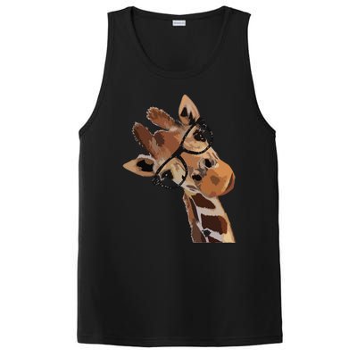 Good Time Hipster Giraffe Cute Giraffe Sunglasses PosiCharge Competitor Tank