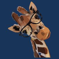 Good Time Hipster Giraffe Cute Giraffe Sunglasses 7 Panel Mesh Trucker Snapback Hat