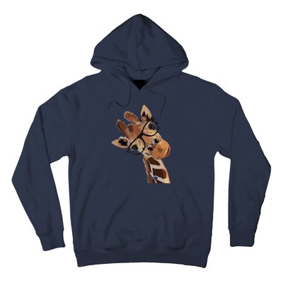 Good Time Hipster Giraffe Cute Giraffe Sunglasses Hoodie