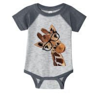 Good Time Hipster Giraffe Cute Giraffe Sunglasses Infant Baby Jersey Bodysuit