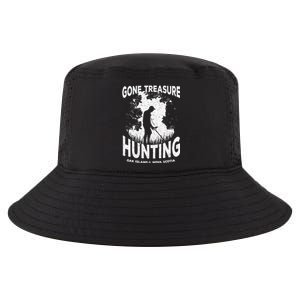 Gone Treasure Hunting Oak Island Funny Retro Metal Detector Gift Cool Comfort Performance Bucket Hat