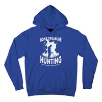 Gone Treasure Hunting Oak Island Funny Retro Metal Detector Gift Hoodie