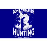 Gone Treasure Hunting Oak Island Funny Retro Metal Detector Gift Bumper Sticker